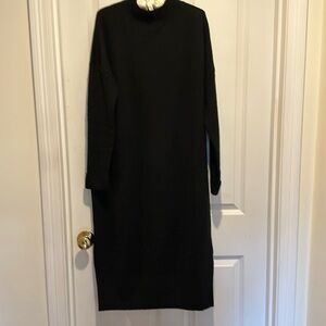 Cozy Fatface Long Black Sweater Dress Size 10US